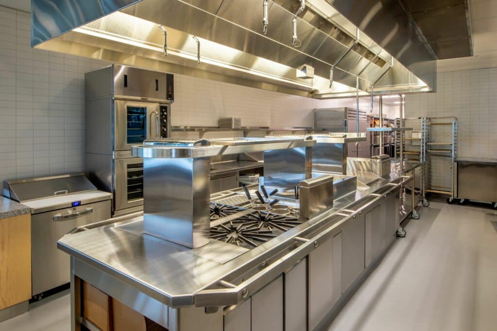 A commercial kitchen that is pest-free.